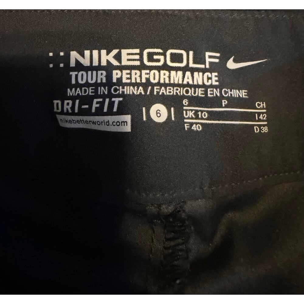 Nike golf tournament performance women’s black skort - Picture 8 of 14